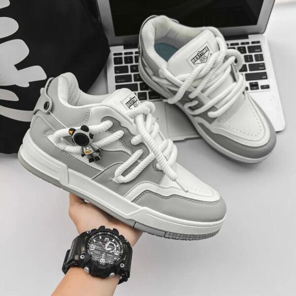 SKATE GREY SNEAKERS - Image 4