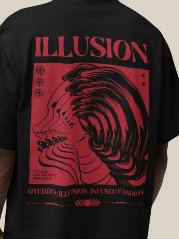 ILLUSION OVERSIZED TSHIRT. - Image 3