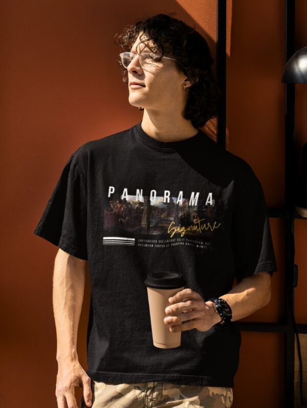 PANORAMA OVERSIZED T-SHIRT.