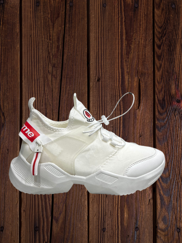 IMPORTED WHITE CHUNKY SNEAKERS