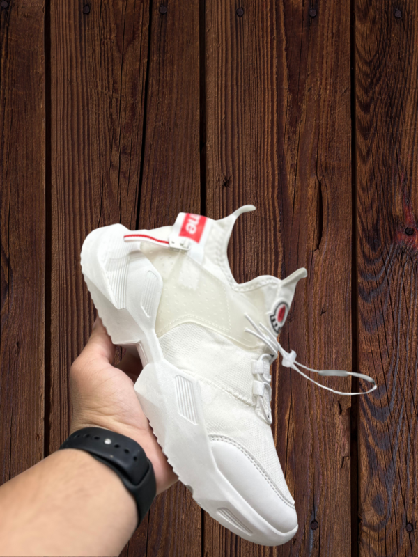 IMPORTED WHITE CHUNKY SNEAKERS - Image 2