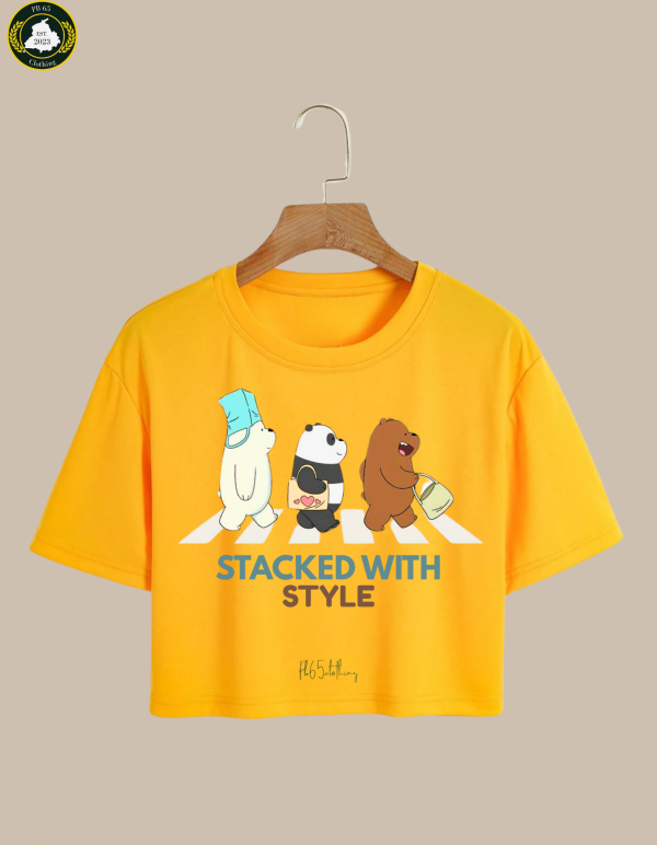 "STACKED WITH STYLE" CROP TOP.
