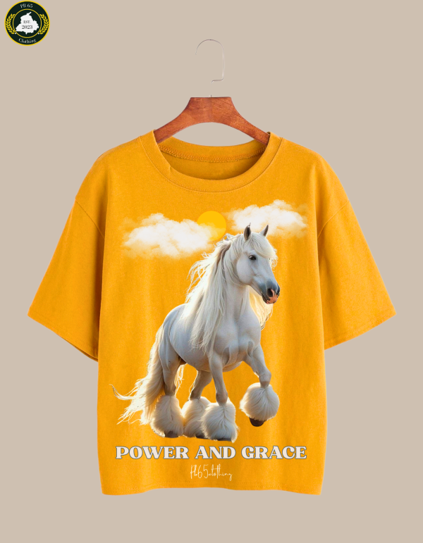 "POWER AND GRACE" OVERSIZED TSHIRT. - Image 2