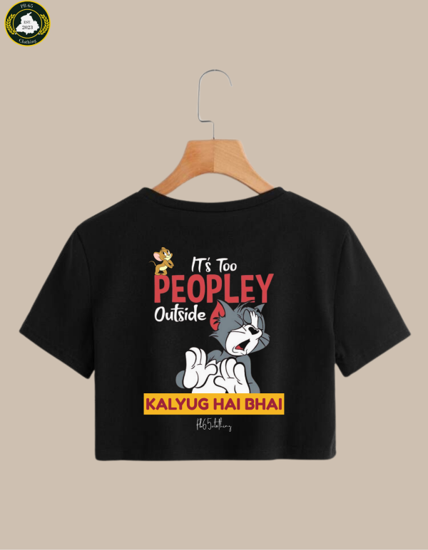"KALYUG HAI BHAI" CROP TOP.