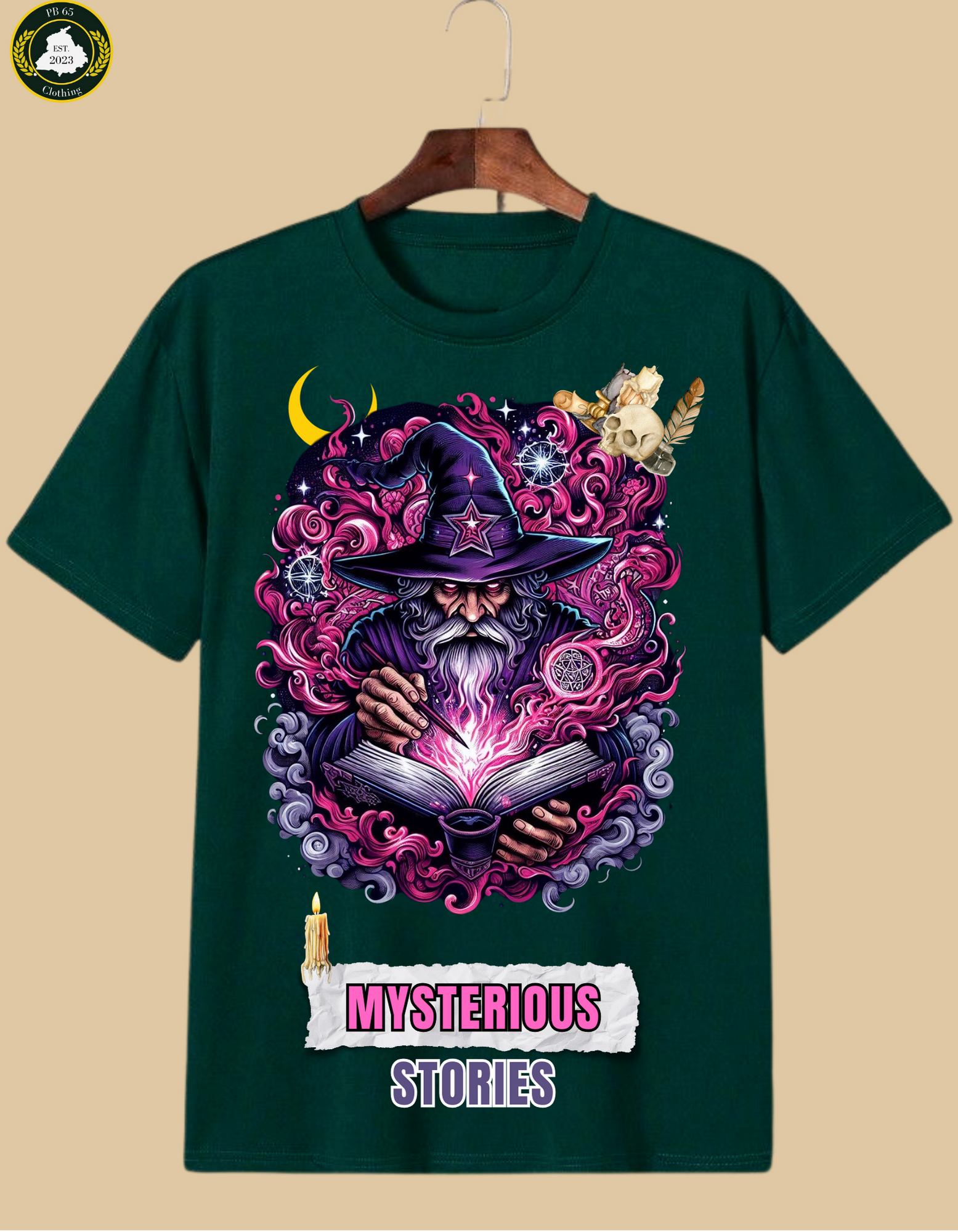 MYSTERIOUS STORIES OVERSIZED TSHIRT.