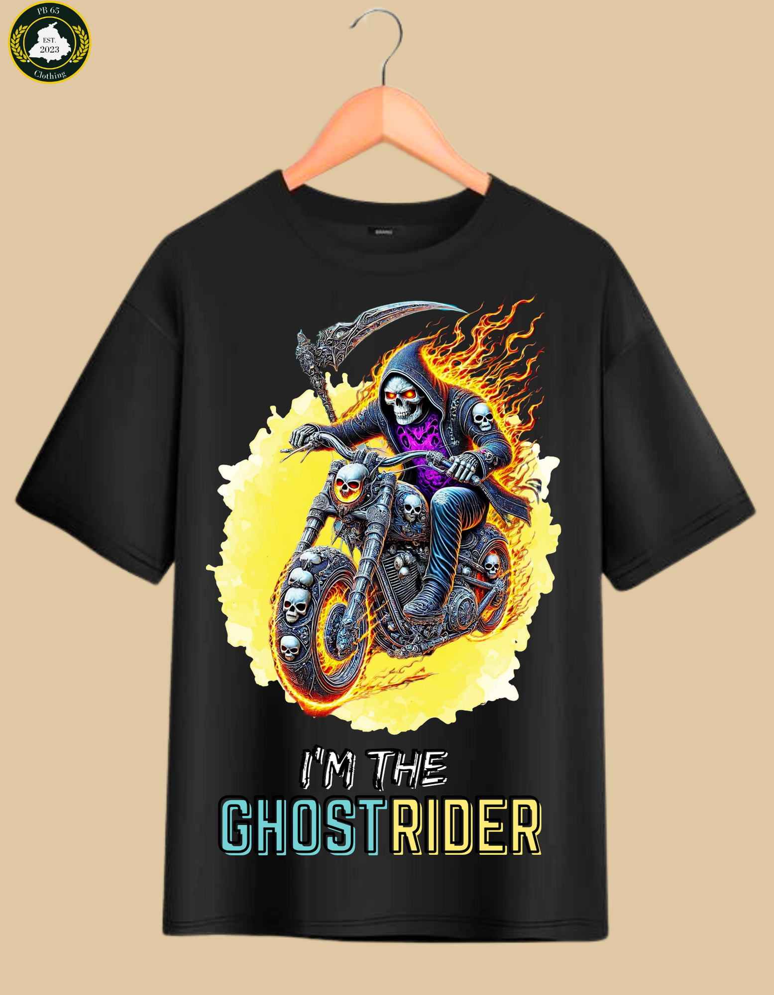 IM THE GHOST REIDER OVERSIZED TSHIRT. - Image 3