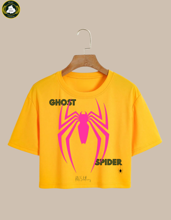"GHOST SPIDER" CROP TOP. - Image 2